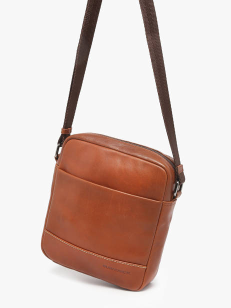 Schoudertas Maverick Bruin rough gear MAVRG809 ander zicht 2